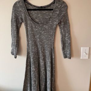 American Eagle Long Sleeve Stripe Dress